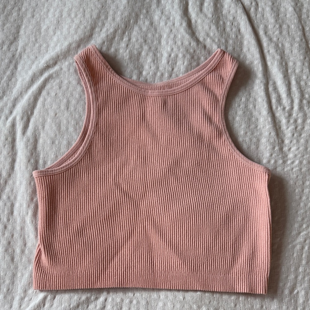 Cotton Candy Ribbed Tank Top